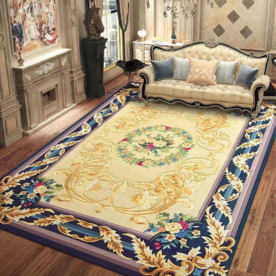 Soft Wool Acrylic Handmade Carpet Rug Living Room Bedroom Home