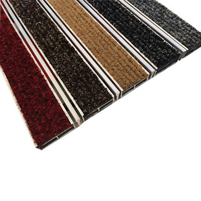 Aluminum Barrier Matting Outdoor Recessed Door Mat In Carpet