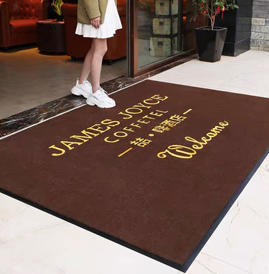 SGS 83*150cm Custom Logo Mats Advertising Promotional Welcome Mats For Business