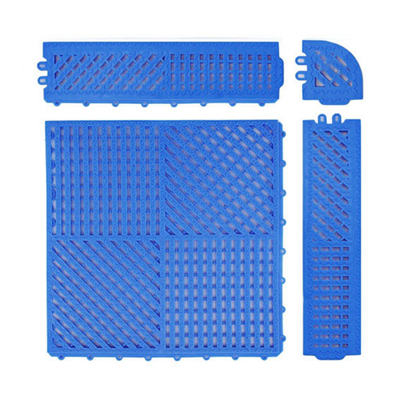 30x30 Anti Slip PVC Floor Mat Spas Verandas Interlocking Plastic Floor Tiles