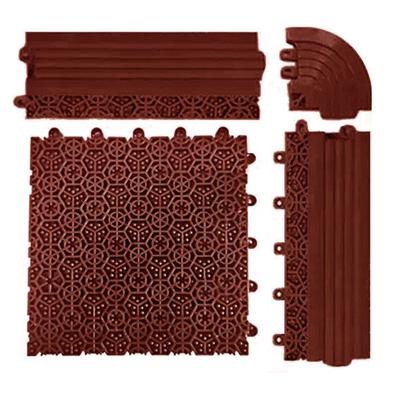 200x200MM 1.6CM UV Resistant Anti Slip PVC Floor Mat For Wet Area