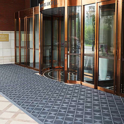 Indoor Interlocking Plastic Floor Mats 150*150MM Restaurant Entrance Mats