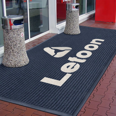 Hotel Custom Polypropylene And Polyester Rugs 180x1800 Airport Floor Mat