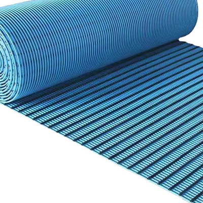 Vinyl Anti Slip PVC Floor Mat 9M Tubular Rubber Anti Fatigue Mats