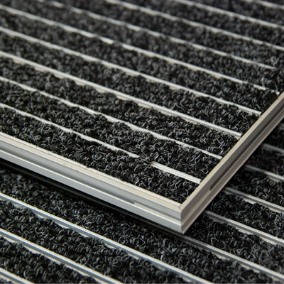 Anodized Rail Aluminum Entrance Mats Recessed 1.5MM Frame Thickness