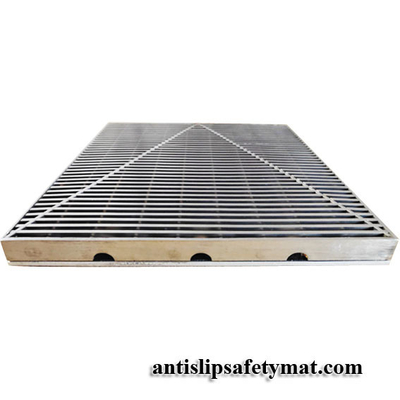 Metal Grate Commercial Entrance Mats Slip Resistant Stainless Steel 304