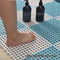30cm Interlocking Anti Fatigue Floor Mats Shower Mat With Drainage Holes