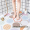 Waterproof Printed Coil Loop Bathroom Anti Slip Floor Mat 50CM*80CM For Tile Shower