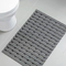 Wear Resistant Grey Bathroom Anti Slip Toilet Floor Mat 60CM*90CM