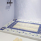 45CM*74CM Anti Slip PVC Floor Mat Barefoot 10MM Soft Bath Mat For Inside Bath