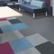 Nylon Fiber Modular Carpet Tiles Commercial Carpet Flooring