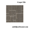 Commercial Office Hotel Carpet Tile PVC Backed Polypropylene Surface