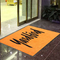 1.2mm Rubber Backing Logo Printed Floor Mat Nylon 6.6 Fiber Custom Carpet Rugs